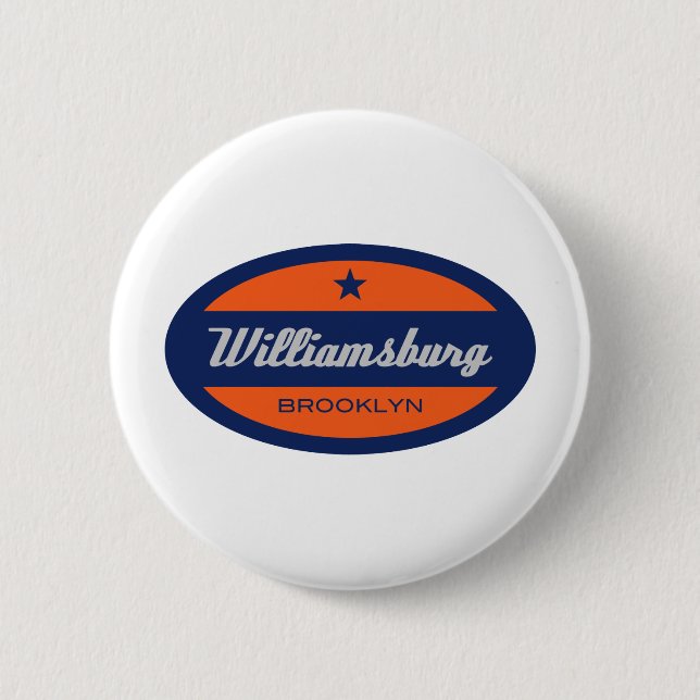 Badge Rond 5 Cm Williamsburg (Devant)