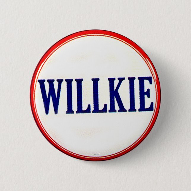 Badge Rond 5 Cm Willkie - bouton (Devant)