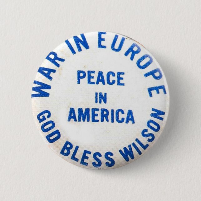 Badge Rond 5 Cm Wilson pour le président - bouton (Devant)