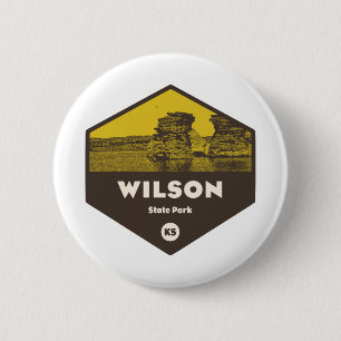 Badge Rond 5 Cm Wilson State Park Kansas