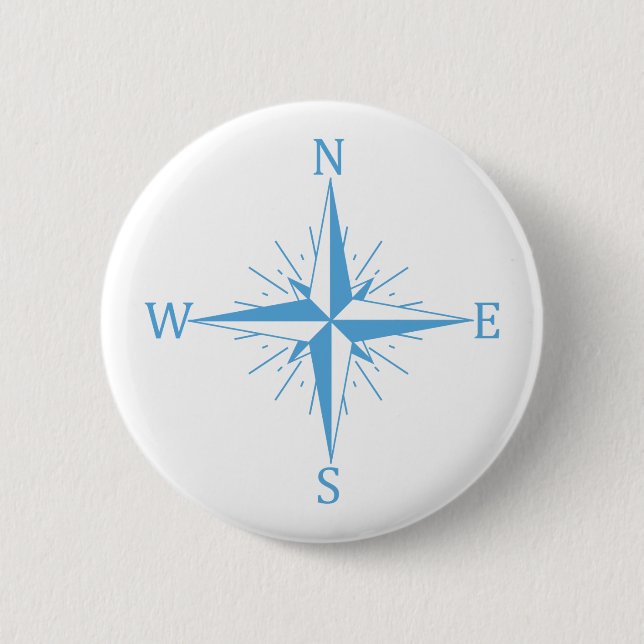 Badge Rond 5 Cm Wind compass (Devant)