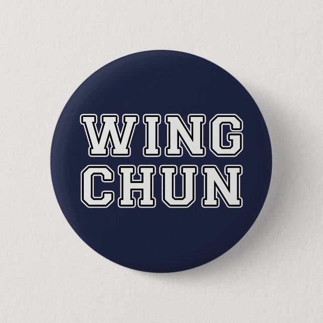 Badge Rond 5 Cm Wing Chun (Devant)
