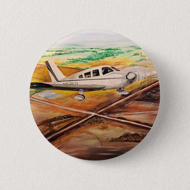Badge Rond 5 Cm Wings Over Kansas (Devant)
