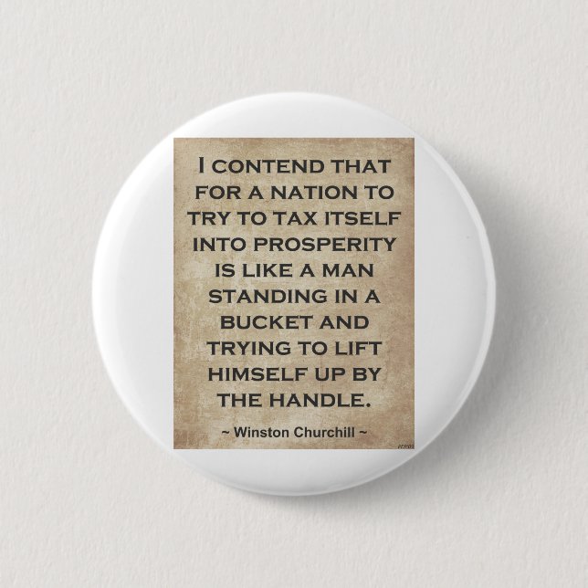 Badge Rond 5 Cm Winston Churchill #1 (Devant)