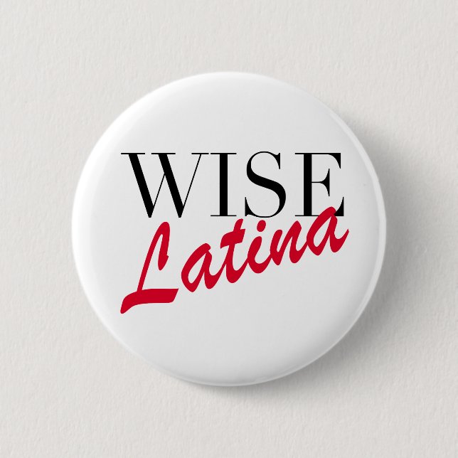 Badge Rond 5 Cm Wise Latina (Devant)