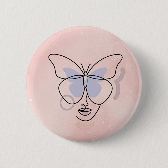 Badge Rond 5 Cm Woman (Devant)