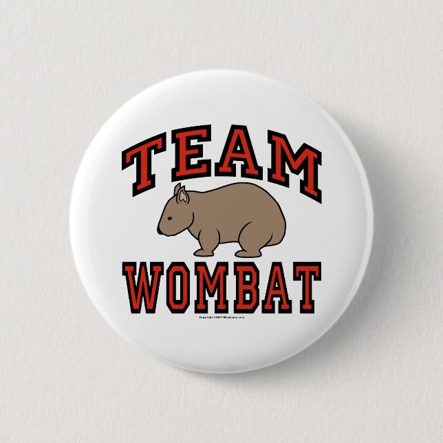 Badge Rond 5 Cm Wombat III d'équipe (Devant)