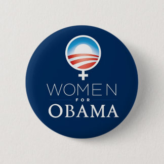 Badge Rond 5 Cm Women_for_Obama_Button