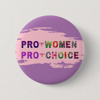 Badge Rond 5 Cm Women's Rights Pro-Women Pro-Choice Button