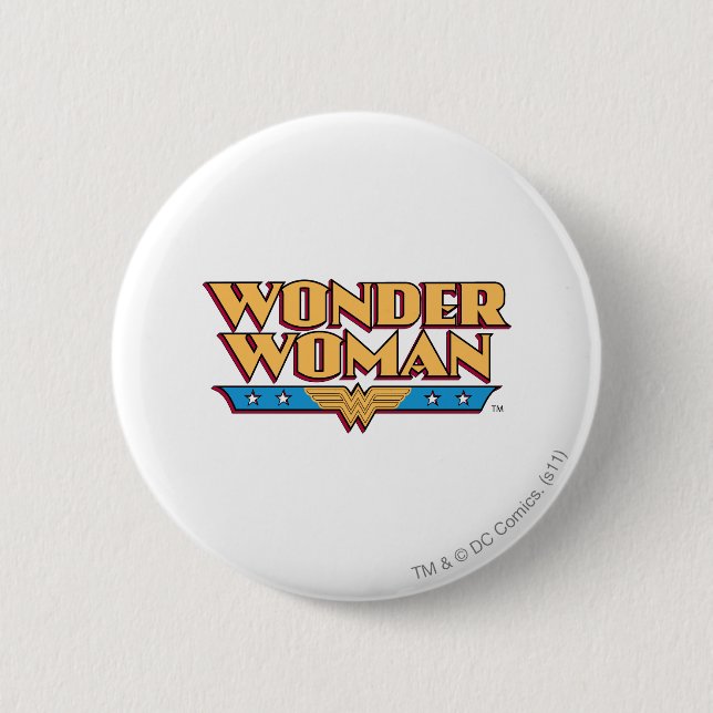 Badge Rond 5 Cm Wonder Woman Logo 2 (Devant)