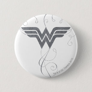 Badge Rond 5 Cm Wonder Woman   logo Beauty Bliss
