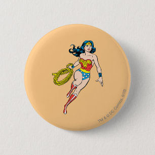 Badge Rond 5 Cm Wonder Woman Run
