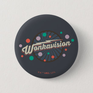 Badge Rond 5 Cm Wonkavision Logo