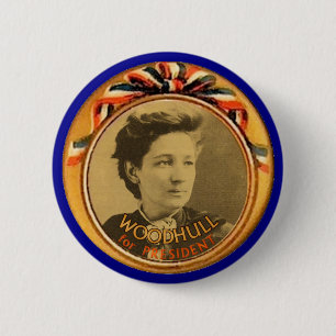 Badge Rond 5 Cm Woodhull pour le président