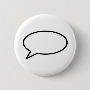 Badge Rond 5 Cm Word Bubble A Quitté Le MUSÉE Zazzle Cadeaux