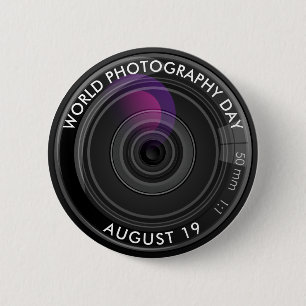 Badge Rond 5 Cm World Photography Day