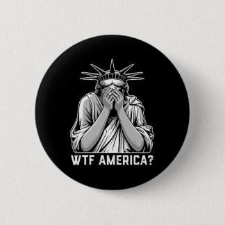 Badge Rond 5 Cm Wtf America Trump