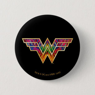 Badge Rond 5 Cm WW84  Logo de Wondoman Kaleidoscope