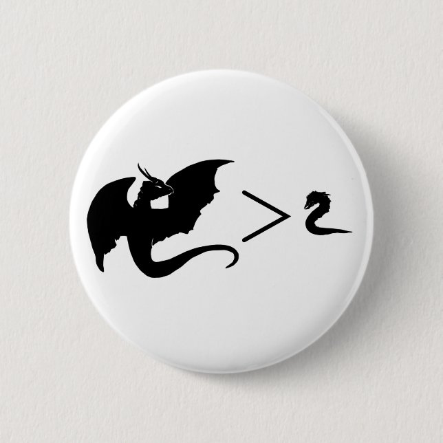 Badge Rond 5 Cm Wyrms avant bouton de vers (Devant)