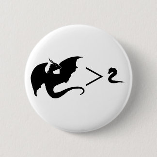 Badge Rond 5 Cm Wyrms avant bouton de vers