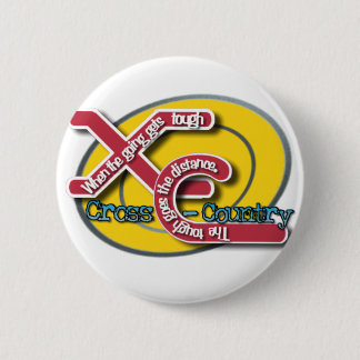 BADGE ROND 5 CM XC DEVISE DURE (PAYS CROISÉ)