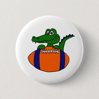 Badge Rond 5 Cm XX alligator impressionnant sur une bande dessinée