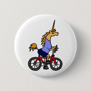 Badge Rond 5 Cm XX bande dessinée de bicyclette d'équitation de