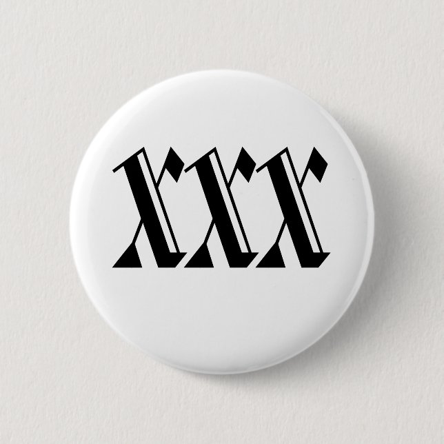 BADGE ROND 5 CM XXX (Devant)