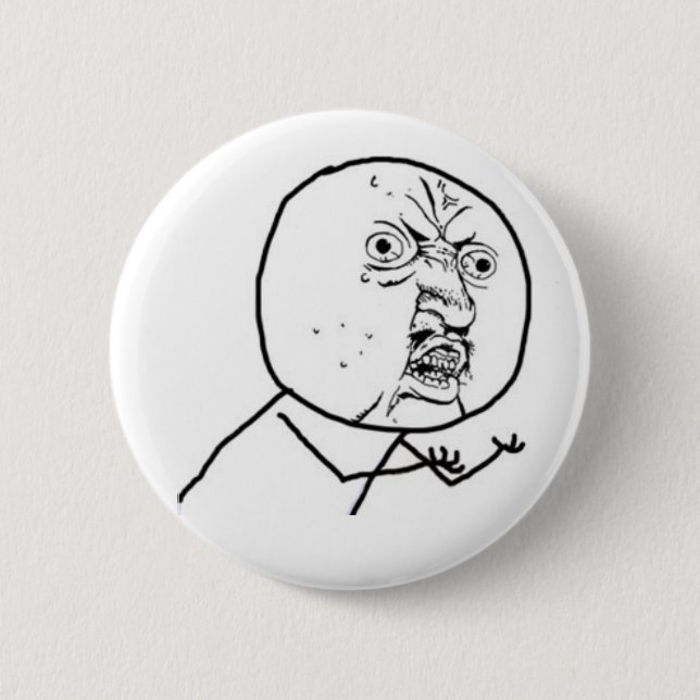 Badge Rond 5 Cm y u aucun type (Devant)