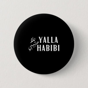 Badge Rond 5 Cm Yalla Habibi Lune de miel musulmane arabe Saint-Va
