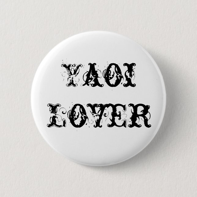 Badge Rond 5 Cm YaoiLover (Devant)