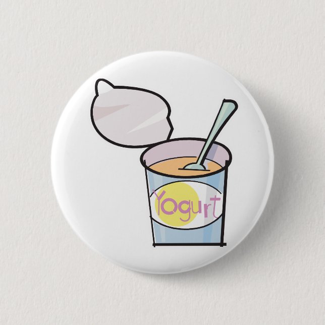 Badge Rond 5 Cm yaourt (Devant)