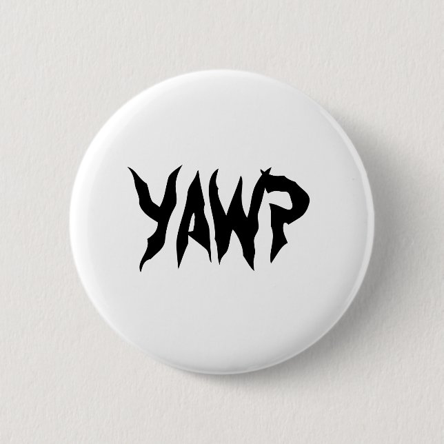 BADGE ROND 5 CM YAWP (Devant)