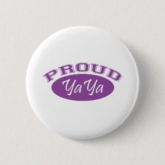 Badge Rond 5 Cm YaYa fier (pourpre)