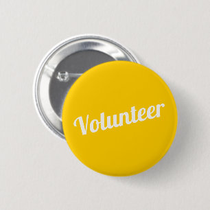 Badge Rond 5 Cm Yellow Pin-back Buttons