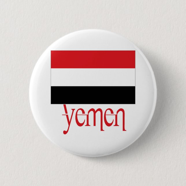 Badge Rond 5 Cm Yémen (Devant)
