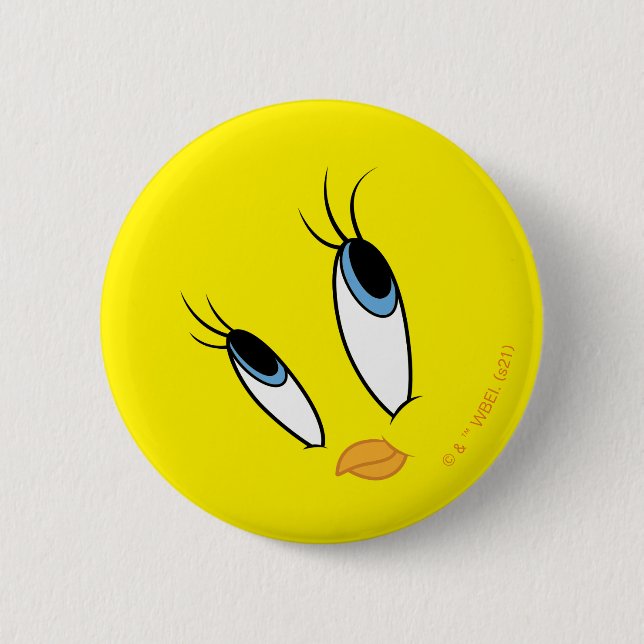 Badge Rond 5 Cm Yeux doux TWEETY™ (Devant)