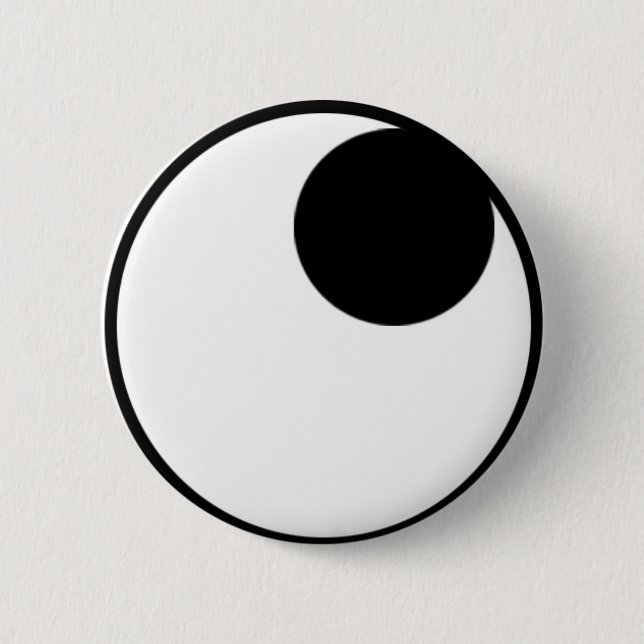 Badge Rond 5 Cm Yeux levants (Devant)