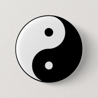 Badge Rond 5 Cm Yin Yang