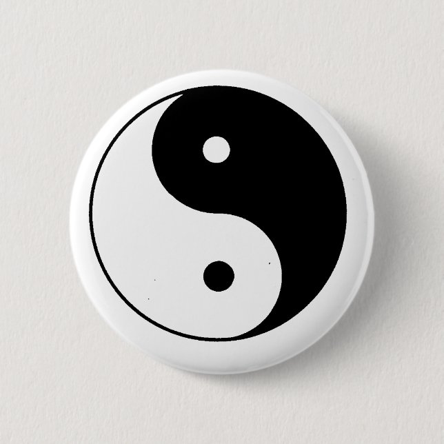 Badge Rond 5 Cm Yin__Yang (Devant)