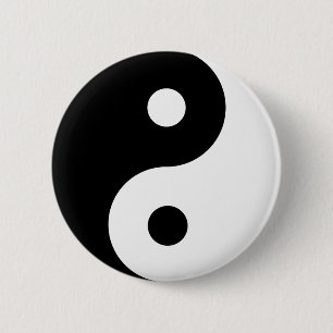 Badge Rond 5 Cm Yin Yang