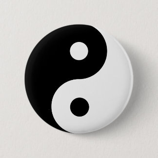 Badge Rond 5 Cm Yin Yang
