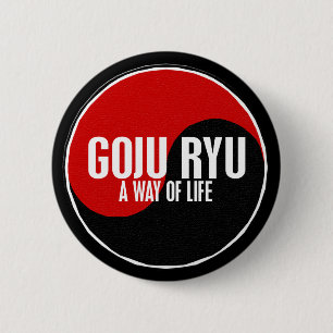 Badge Rond 5 Cm Yin Yang GOJU RYU 1