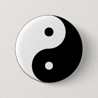 Badge Rond 5 Cm Yin Yang grand