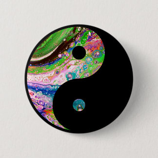 Badge Rond 5 Cm Ying personnalisé/Yang