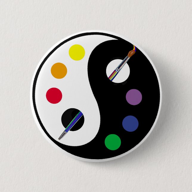 Badge Rond 5 Cm yinyangPalette (Devant)