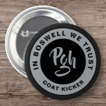 Yinzer Clasp Personnalisé Black Burgh Vintage Pgh