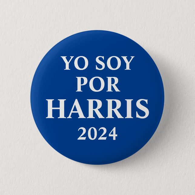Badge Rond 5 Cm Yo Soy Por Harris (Devant)