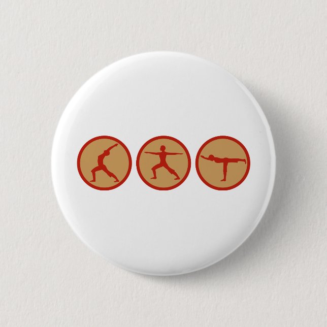 BADGE ROND 5 CM YOGA (Devant)