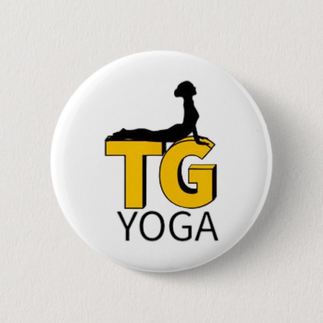 Badge Rond 5 Cm Yoga avec logo Tg  (Devant)